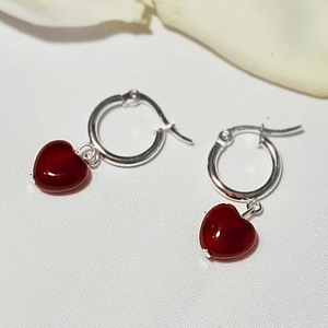 Aritos Corazón con Baño